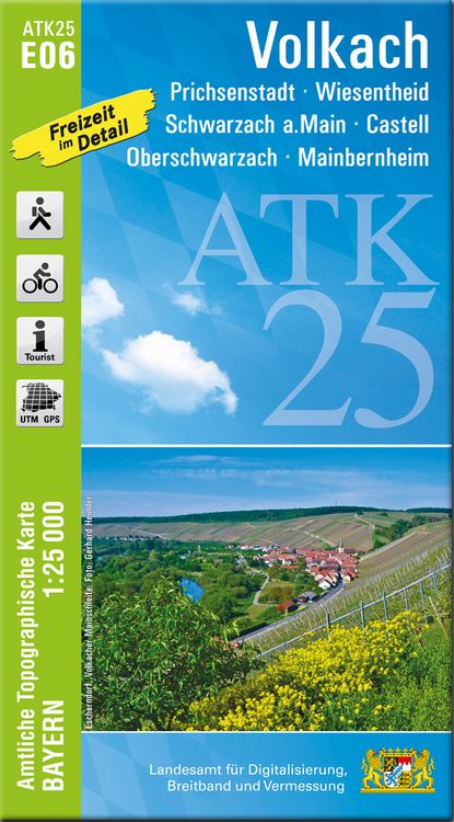Produktbild: ATK25-E06 Volkach (Amtliche Topographische Karte 1:25000)