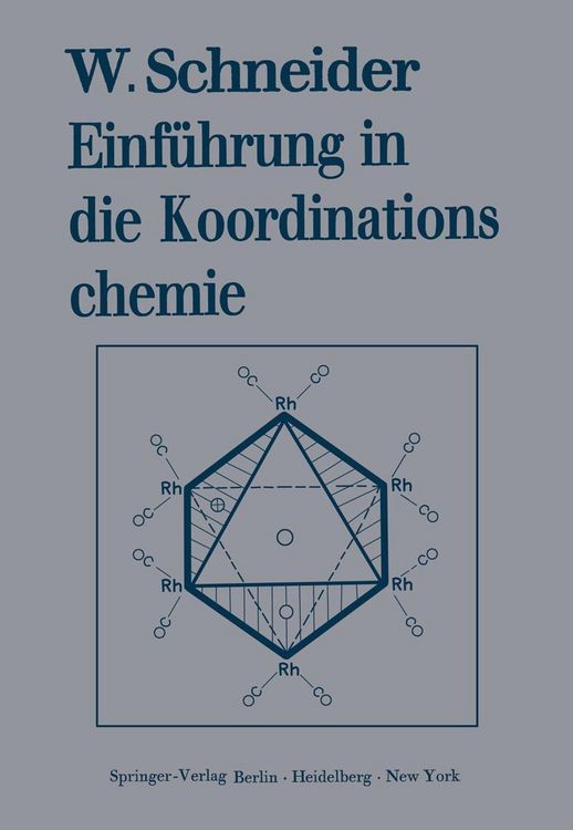 Produktbild: Einf&uuml;hrung in die Koordinationschemie