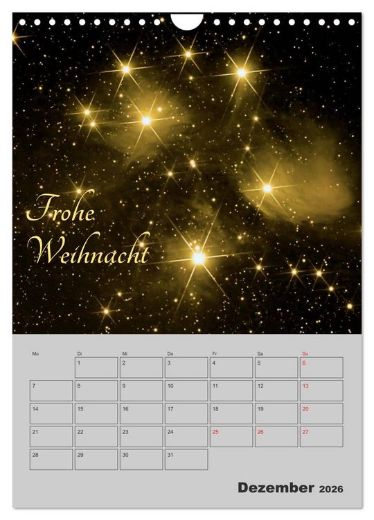 Produktbild: Wunderbares Universum (Wandkalender 2026 DIN A4 hoch), CALVENDO Monatskalender