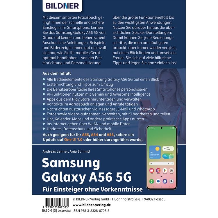 Produktbild: Samsung Galaxy A56 5G - F&uuml;r Einsteiger ohne Vorkenntnisse