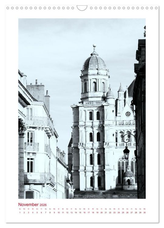 Produktbild: France en bleu - Frankreichs Sehensw&uuml;rdigkeiten in den Nationalfarben (Wandkalender 2026 DIN A3 hoch), CALVENDO Monatskalender