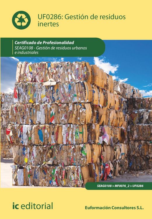 Produktbild: Gesti&oacute;n de residuos inertes. SEAG0108