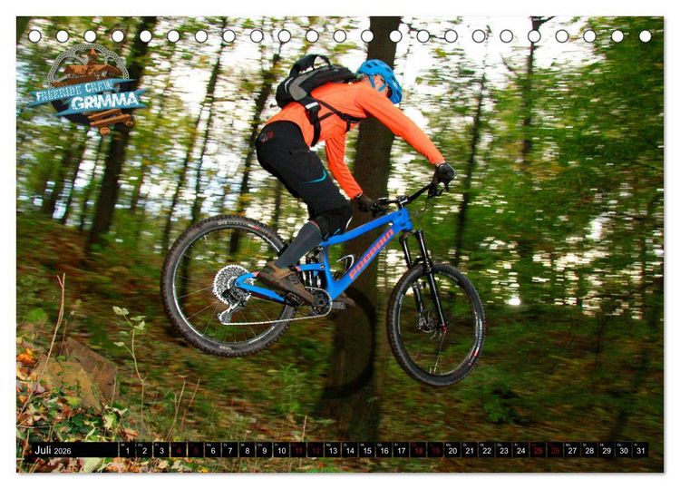 Produktbild: Freeride Life (Tischkalender 2026 DIN A5 quer), CALVENDO Monatskalender
