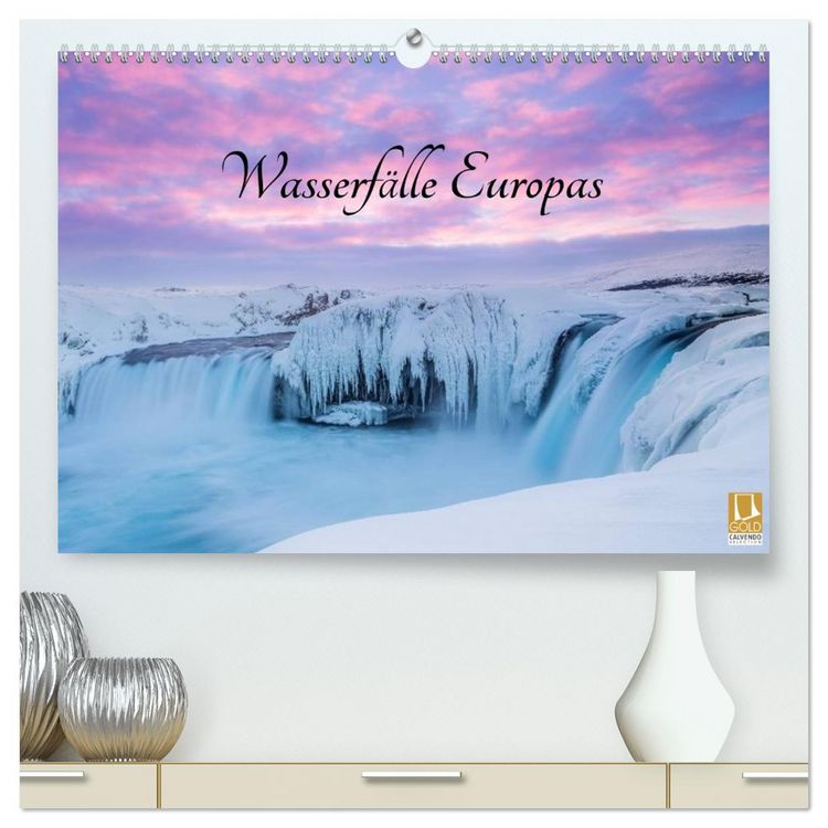 Produktbild: Wasserf&auml;lle Europas (hochwertiger Premium Wandkalender 2026 DIN A2 quer), Kunstdruck in Hochglanz