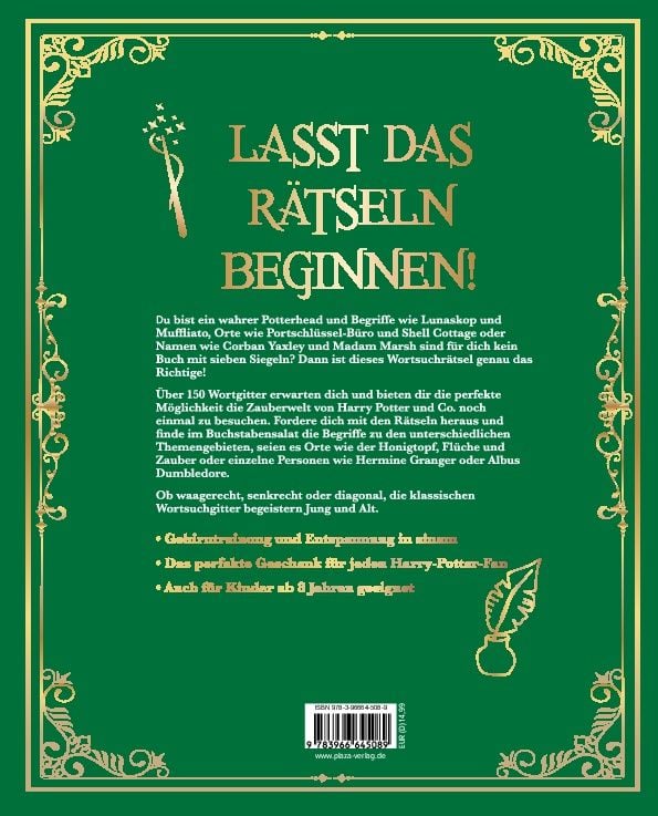 Produktbild: Magische Wortsuchr&auml;tsel f&uuml;r Harry Potter Fans