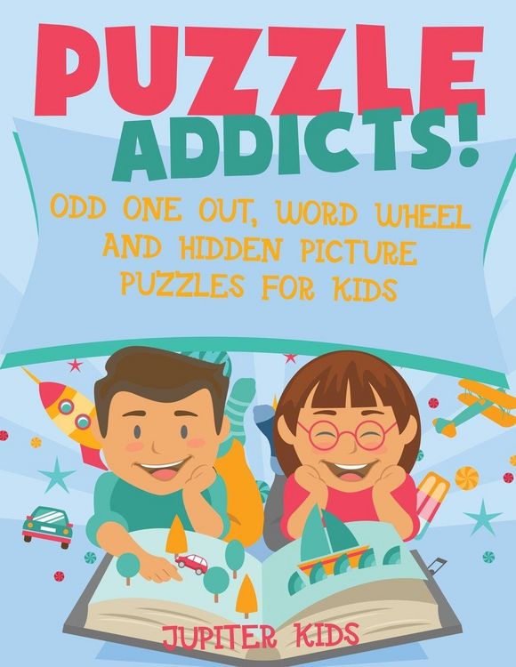 Produktbild: Puzzle Addicts! Odd One Out, Word Wheel and Hidden Picture Puzzles for Kids