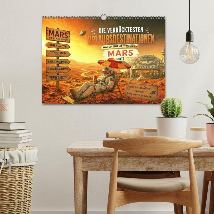 Produktbild: Die verr&uuml;cktesten Urlaubsdestinationen (Wandkalender 2027 DIN A3 quer), CALVENDO Monatskalender