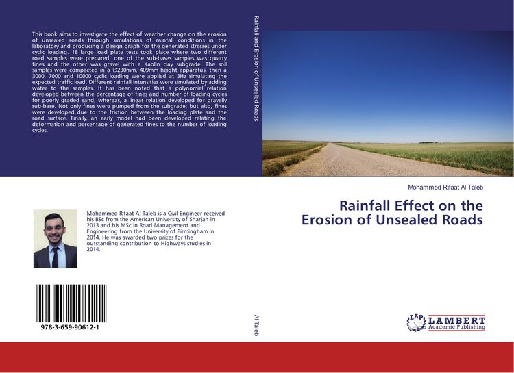 Produktbild: Rainfall Effect on the Erosion of Unsealed Roads