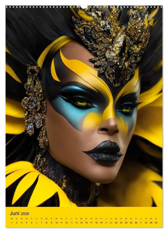 Produktbild: Drag Queens im Rampenlicht (hochwertiger Premium Wandkalender 2026 DIN A2 hoch), Kunstdruck in Hochglanz