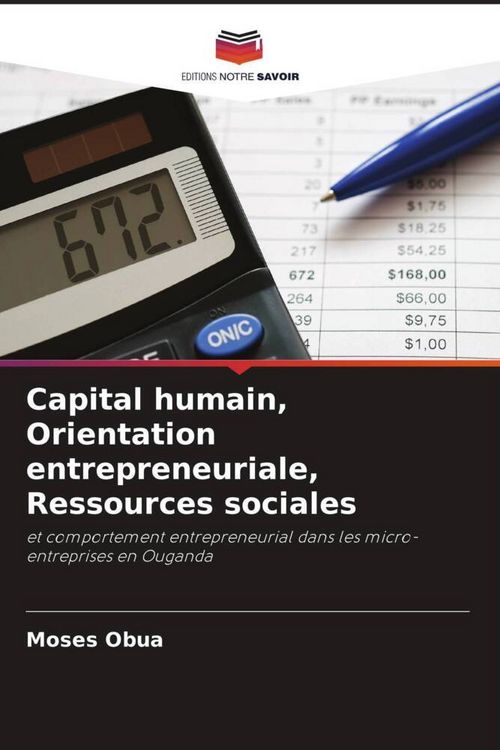 Produktbild: Capital humain, Orientation entrepreneuriale, Ressources sociales