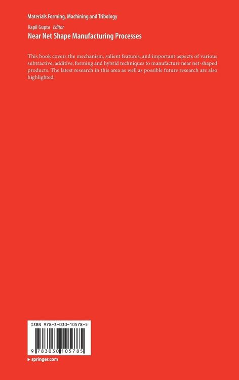 Produktbild: Near Net Shape Manufacturing Processes