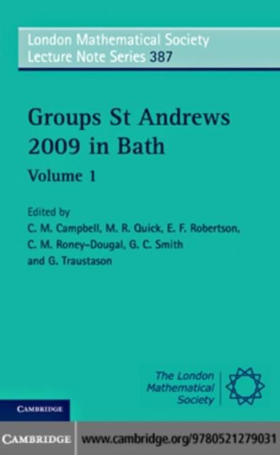 Produktbild: Groups St Andrews 2009 in Bath: Volume 1