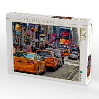 Produktbild: CALVENDO Puzzle Ein Motiv aus dem Kalender New York - nur im Taxi | 1000 Teile Lege-Gr&ouml;&szlig;e 64x48cm Foto-Puzzle f&uuml;r gl&uuml;ckliche Stunden