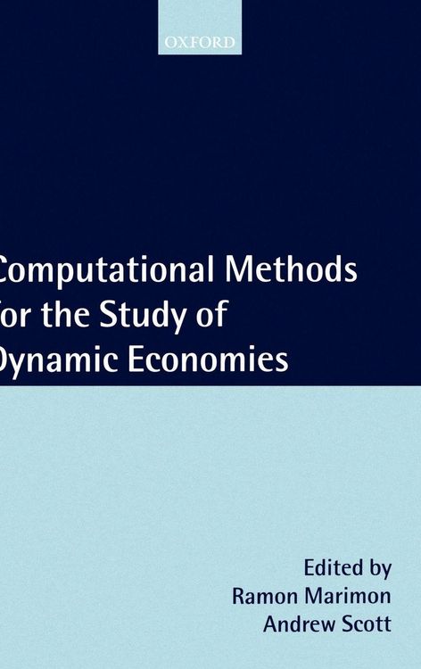 Produktbild: Computational Methods for the Study of Dynamic Economies