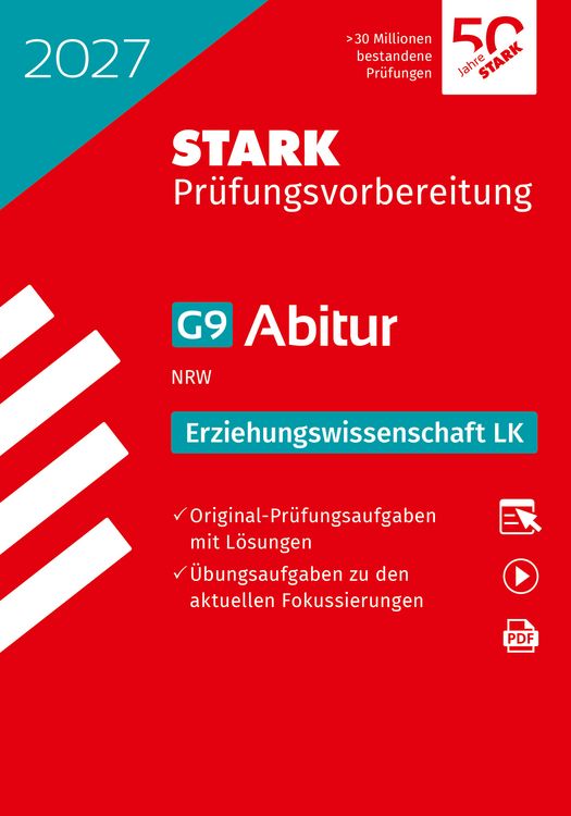 Produktbild: STARK Erziehungswissenschaft LK - Abitur 2027 NRW - Pr&uuml;fungsvorbereitung