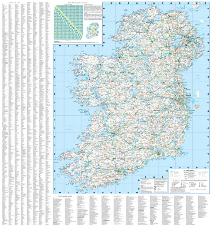 Produktbild: Collins Ireland Touring Map