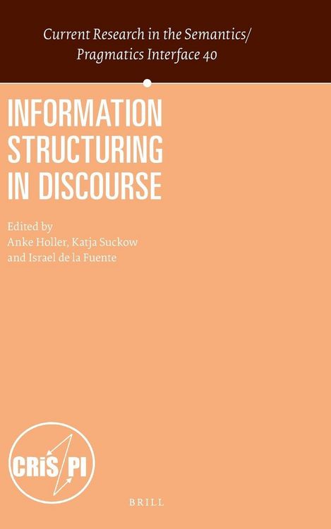 Produktbild: Information Structuring in Discourse