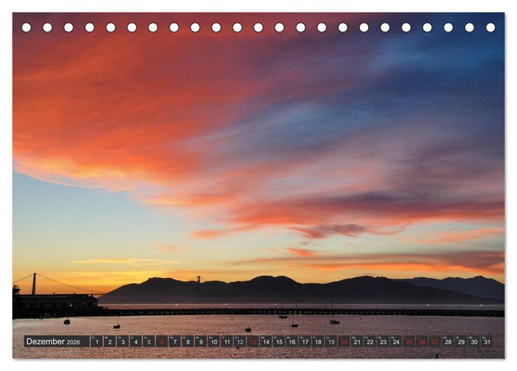 Produktbild: Sonne, Meer und Wolken (Tischkalender 2026 DIN A5 quer), CALVENDO Monatskalender