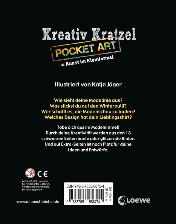 Produktbild: Kreativ-Kratzel Pocket Art: Fashion