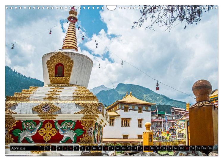 Produktbild: Himachal Pradesh - Bezaubernde Bergwelt im Himalaya (Wandkalender 2026 DIN A3 quer), CALVENDO Monatskalender