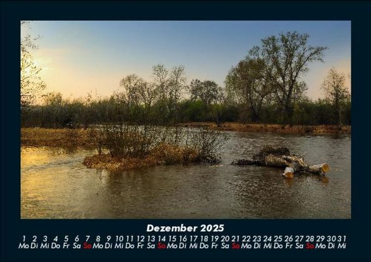 Produktbild: Landschaftskalender 2025 Fotokalender DIN A5