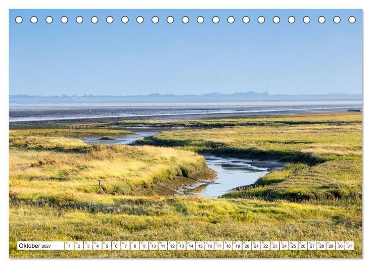 Produktbild: Spiekeroog - Momente einer Reise (Tischkalender 2027 DIN A5 quer), CALVENDO Monatskalender