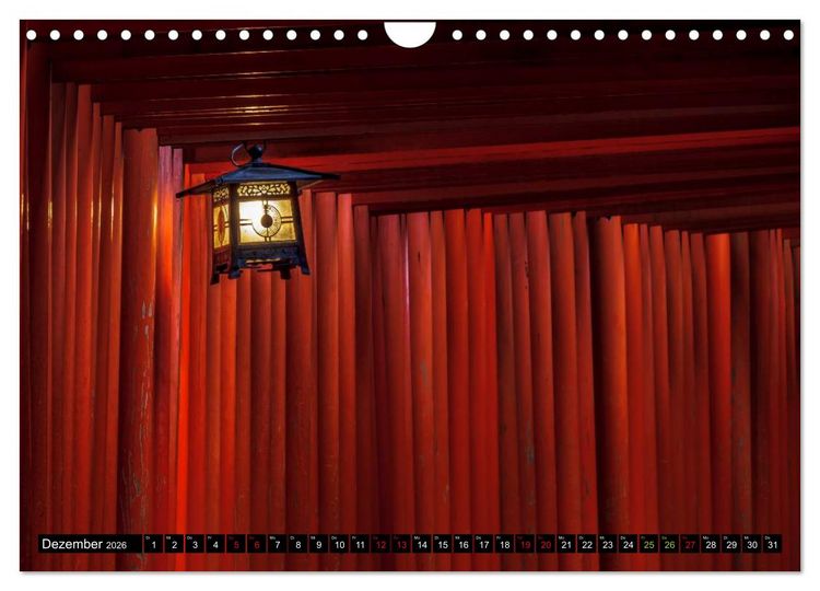 Produktbild: Kyotos Tempel - Bilder aus Japan (Wandkalender 2026 DIN A4 quer), CALVENDO Monatskalender