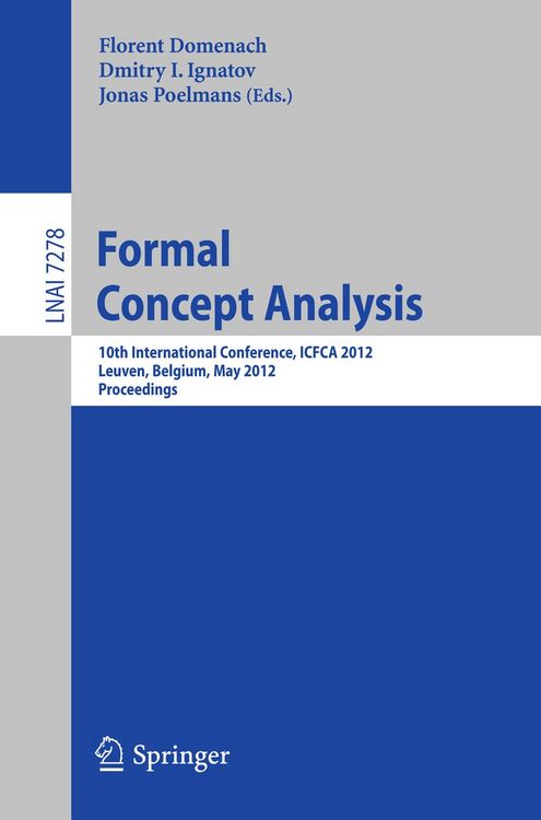 Produktbild: Formal Concept Analysis