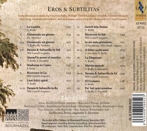 Produktbild: Eros et subtilitas