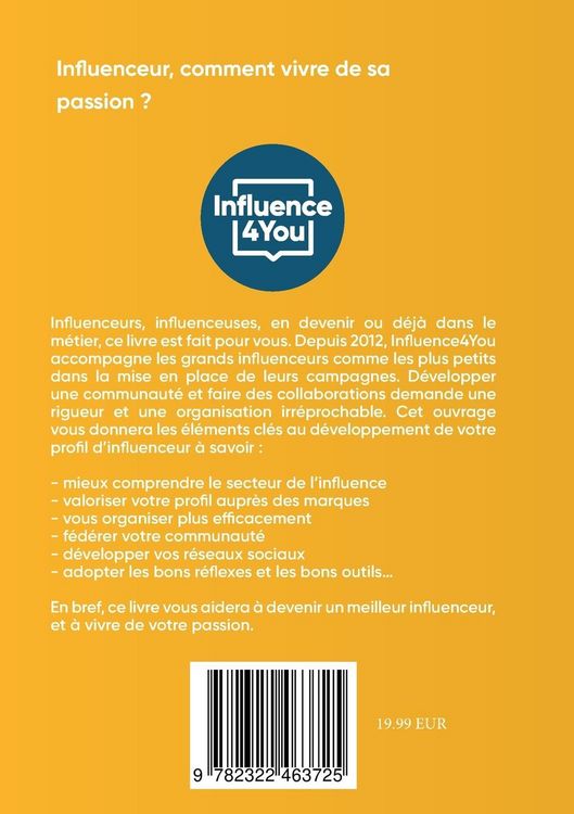 Produktbild: Influenceur, comment vivre de sa passion ?
