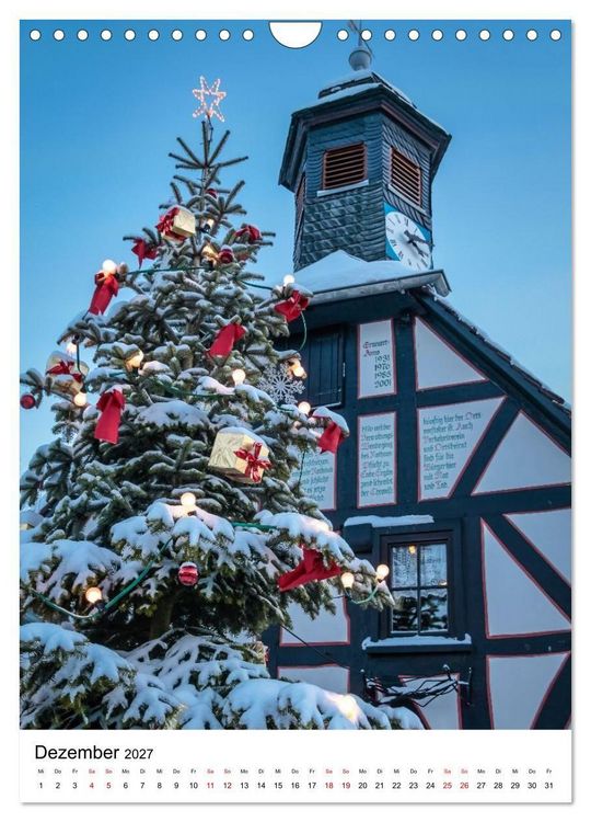 Produktbild: Faszination Hessen (Wandkalender 2027 DIN A4 hoch), CALVENDO Monatskalender