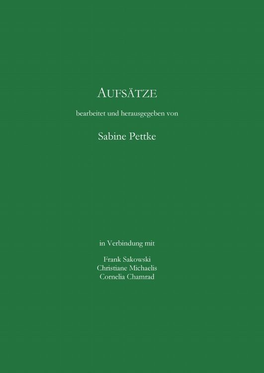 Produktbild: Aufs&auml;tze
