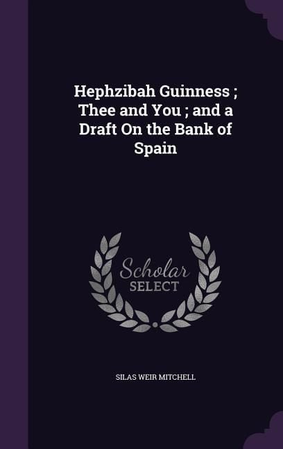Produktbild: Hephzibah Guinness; Thee and You; and a Draft On the Bank of Spain