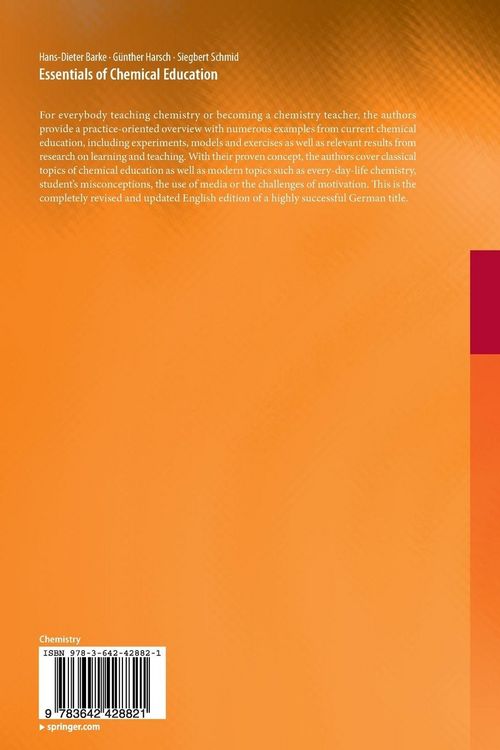 Produktbild: Essentials of Chemical Education
