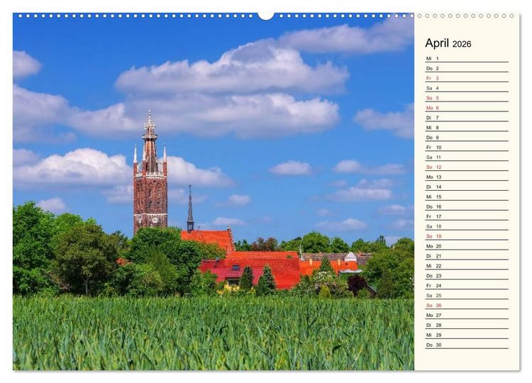 Produktbild: Spaziergang durch den W&ouml;rlitzer Park (hochwertiger Premium Wandkalender 2026 DIN A2 quer), Kunstdruck in Hochglanz