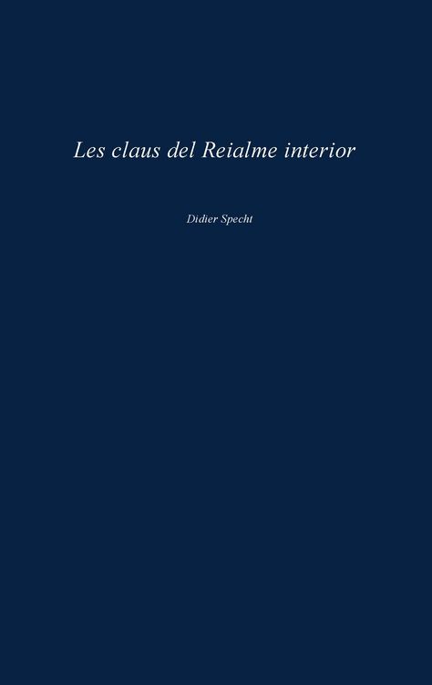 Produktbild: Les claus del Reialme interior