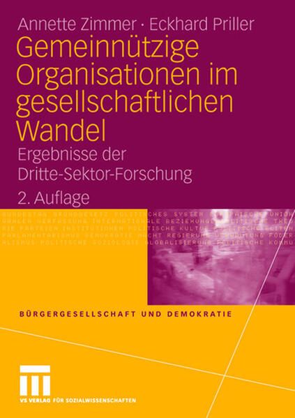 Produktbild: Gemeinn&uuml;tzige Organisationen im&nbsp;gesellschaftlichen Wandel