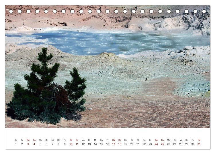 Produktbild: Im Farbenspiel des Yellowstone Natl. Park (Tischkalender 2026 DIN A5 quer), CALVENDO Monatskalender