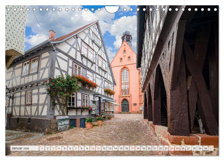 Produktbild: Michelstadt Impressionen (Wandkalender 2026 DIN A4 quer), CALVENDO Monatskalender