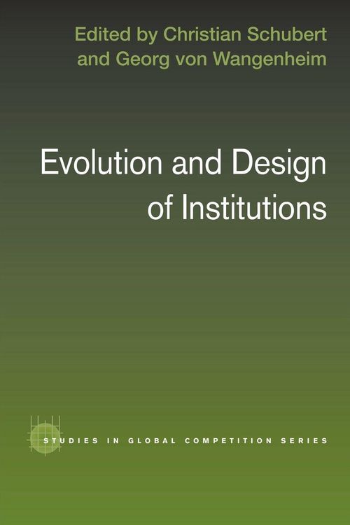 Produktbild: Evolution and Design of Institutions