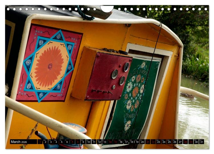 Produktbild: Narrowboats (Wall Calendar 2026 DIN A4 landscape), CALVENDO 12 Month Wall Calendar