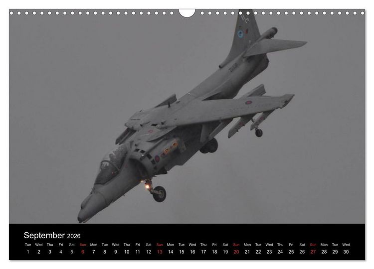 Produktbild: Military Aircraft (Wall Calendar 2026 DIN A3 landscape), CALVENDO 12 Month Wall Calendar