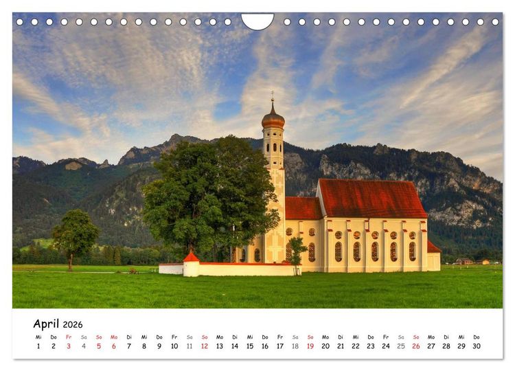 Produktbild: Unterwegs im Allg&auml;u (Wandkalender 2026 DIN A4 quer), CALVENDO Monatskalender