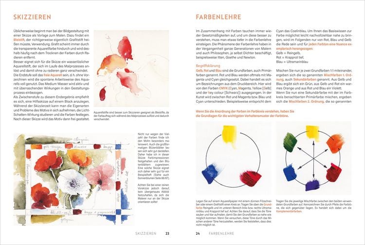 Produktbild: Handbuch Aquarell