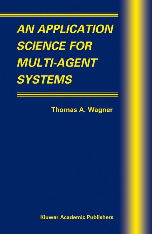 Produktbild: An Application Science for Multi-Agent Systems