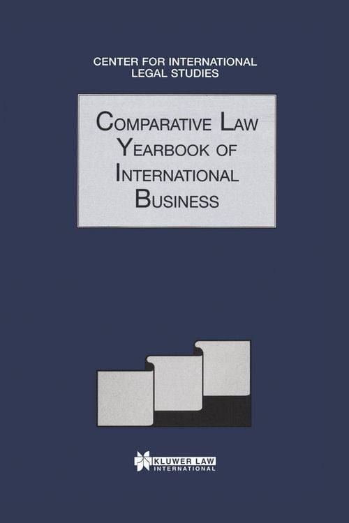 Produktbild: Comparative Law Yearbook of International Business