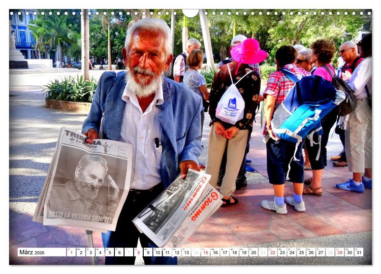 Produktbild: VIVA FIDEL 2026 (Wandkalender 2026 DIN A3 quer), CALVENDO Monatskalender