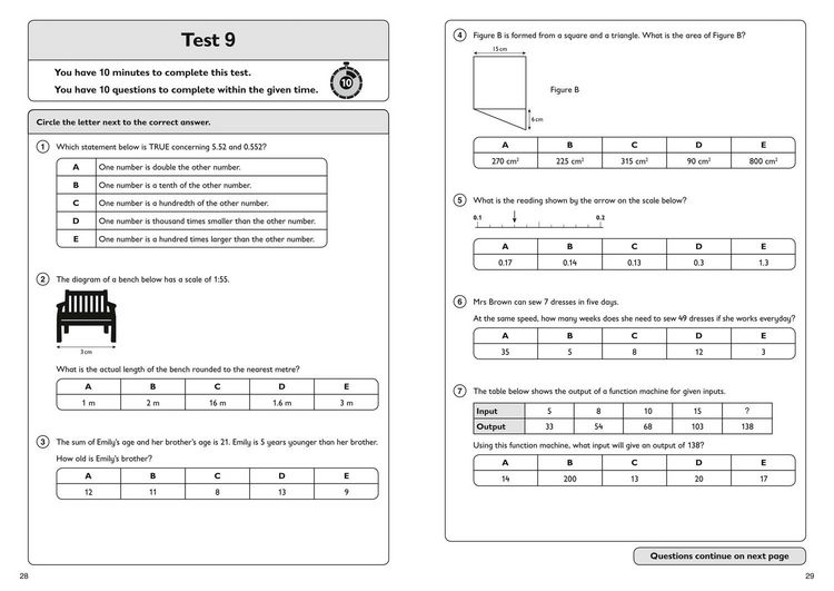 Produktbild: 11+ Maths Quick Practice Tests Age 10-11 (Year 6) Set A