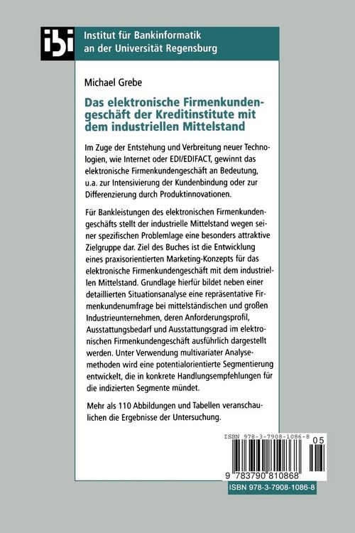 Produktbild: Das elektronische Firmenkundengesch&auml;ft der Kreditinstitute mit dem industriellen Mittelstand