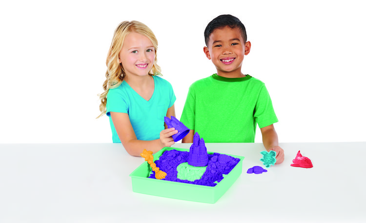 Produktbild: Kinetic Sand Sandbox Set mit 454 g lila Kinetic Sand
